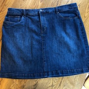 Denim Skort